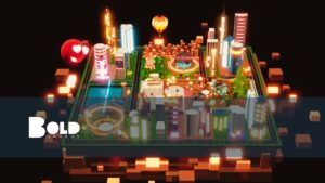 Main image for a BOLD Awards blog on virtual real estate ownership and investment in the metaverse #bebold