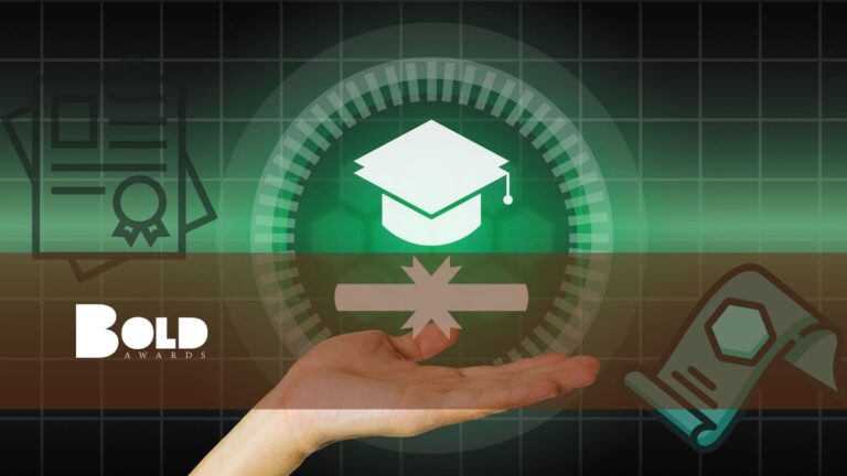 Main image for a BOLD Awards article on using blockchain document storage for vital credentials and documents