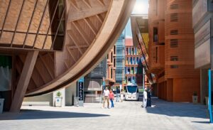 Streets designed to keep people cooler increase pedestrian mobility in Masdar City