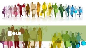 Main image fr a BOLD Awards blog on using crowds of shoppers to check point of sale material