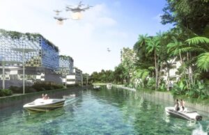 Futuristic cities use IoT devices to provide sustainability and mobility solutions for the 21st century, protected by high-grade cybersecurity