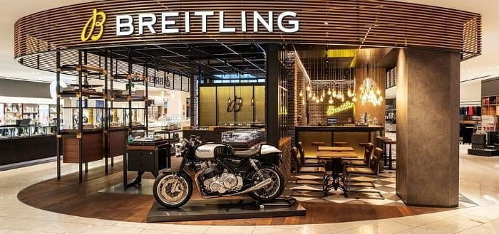 Rebranding Breitling included new style retailers for the luxury brand