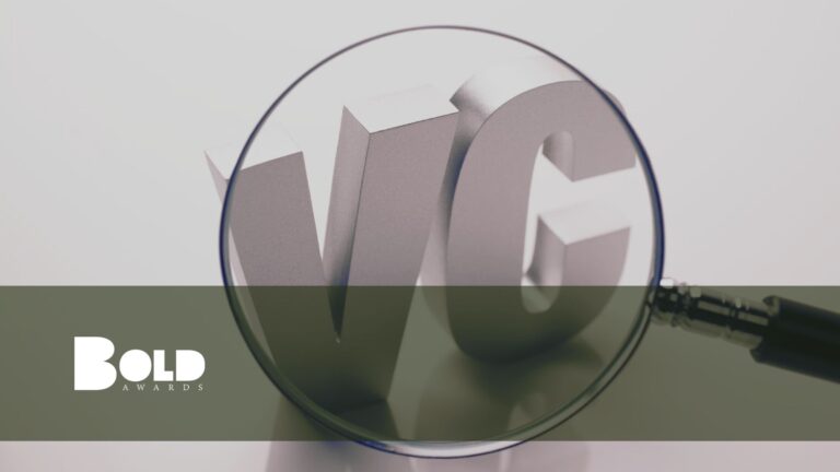 Mian image for a BOLD awrads blog on 10 unique VCs in US and Europe