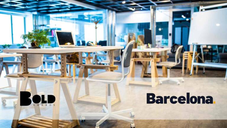Main image for a BOLD Awards blog on co-working spaces in Barcelona