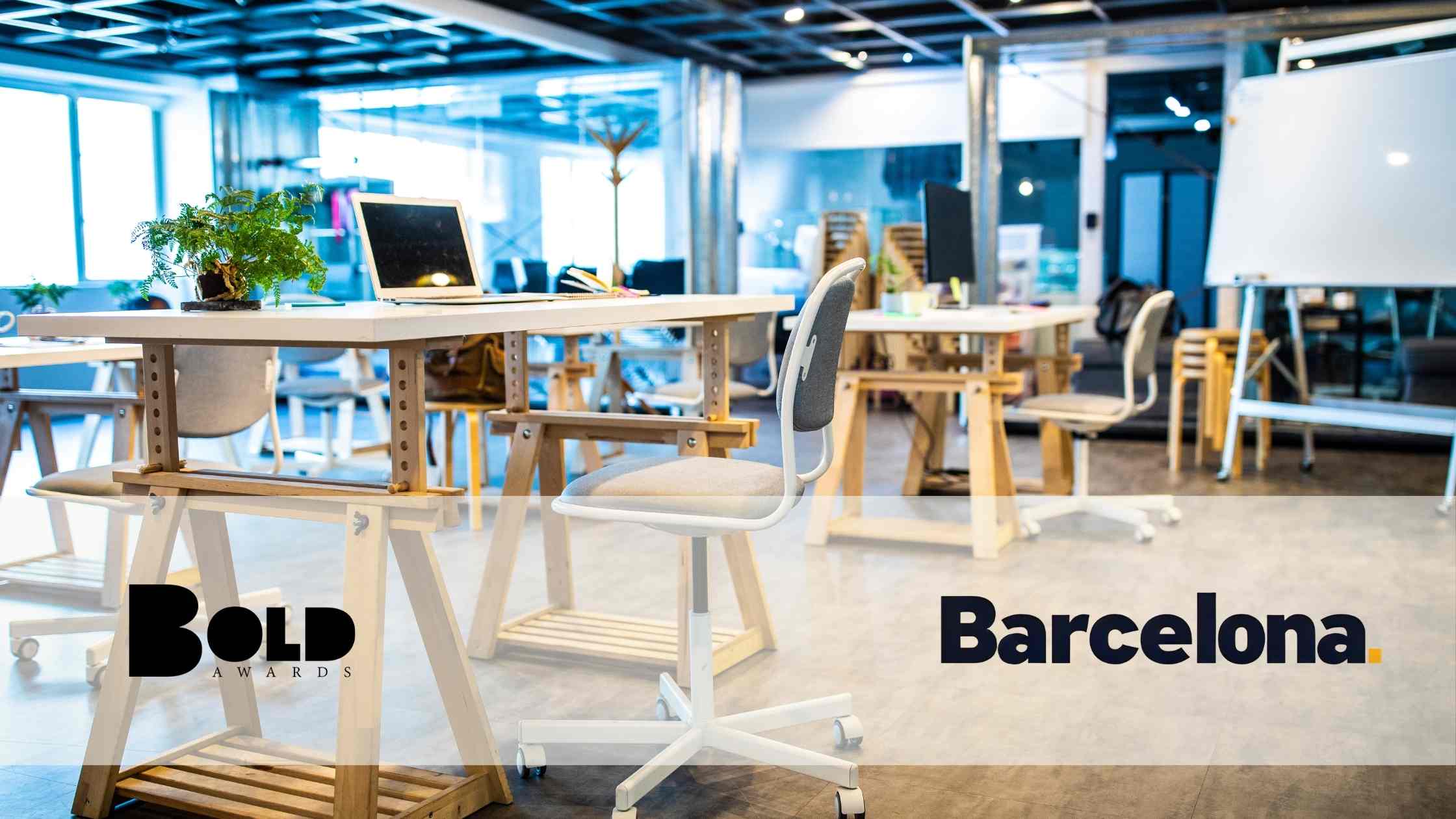 Main image for a BOLD Awards blog on co-working spaces in Barcelona
