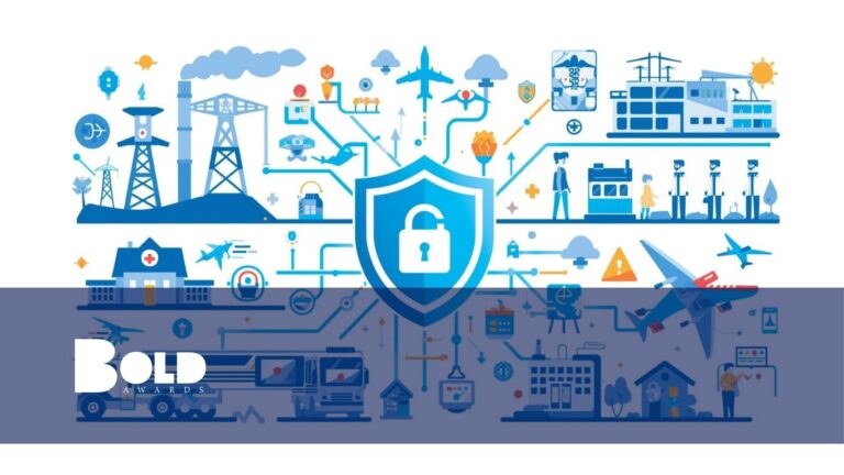 Main image for a BOLD Awards blog on cybersecurity for critical infrastructure