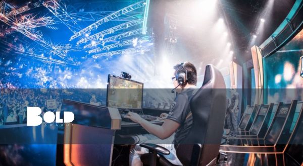 Main image for a BOLD Awards blog on trends in egaming and esports #bebold