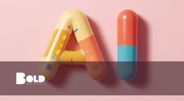 Main image of a BOLD Awards blog about the roles of AI in drug discovery