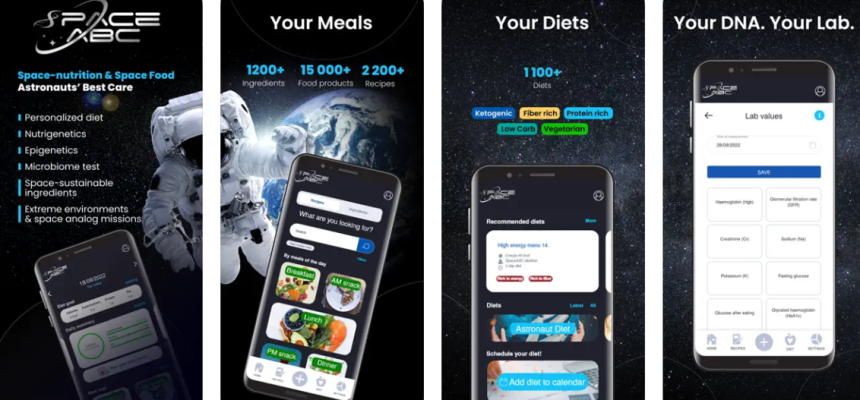 SpaceABC App store photos slide